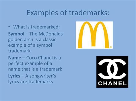 Trademark Examples