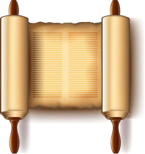 Open Torah Scroll Clip Art, Vector Images & Illustrations - iStock