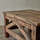 Rustic Coffee Table on Wheels – Lee Stanton Antiques