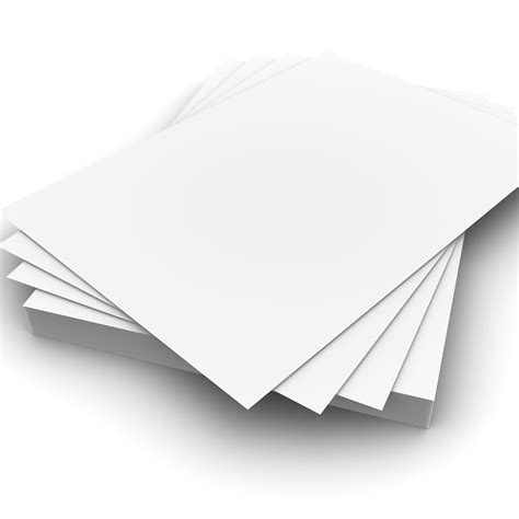 Buy 25 Sheets A4 300gsm White Card - Premium Thick Printing Paper ...