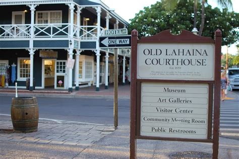 Step Back In Time At the Lahaina Heritage Museum in Old Lahaina Town ...