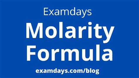 Molarity Formula Definition Difference between Molarity and Molality