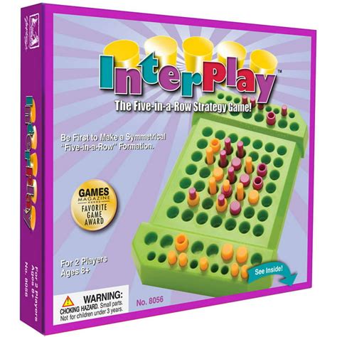 InterPlay, The Five-in-a-Row Strategy Game - Walmart.com - Walmart.com