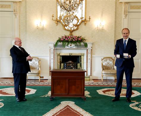 Diary | President Higgins Presents Taoiseach With Seal Of Office ...