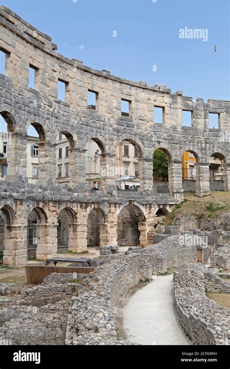 inside the Arena, Pula, Istria, Croatia Stock Photo - Alamy