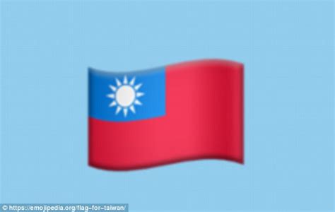 Taiwanese flag emoji causes iPhones to crash in China | Daily Mail Online