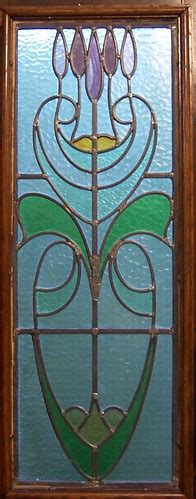 Stained Glass Door Panel | In the foyer of Beverley Road Bat… | Flickr