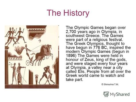 The History of the Olympic Games