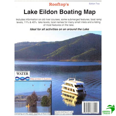 Lake Eildon Boating Map - Hiking Maps - Green Trails Australia