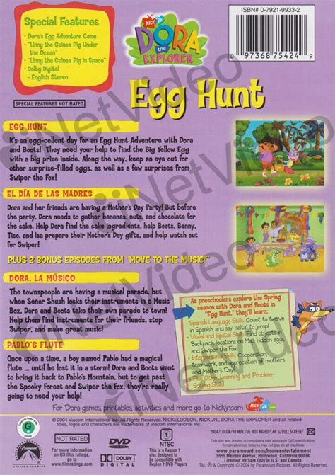 Dora The Explorer - Egg Hunt New DVD | eBay