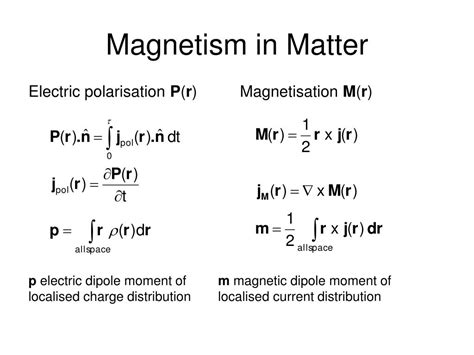 PPT - Magnetism in Matter PowerPoint Presentation, free download - ID:2506841