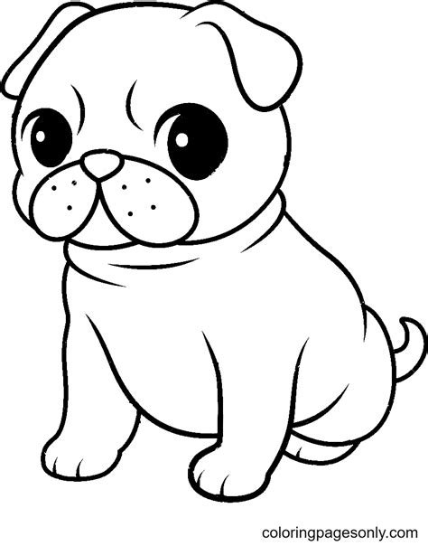 Fre Fire Para Colorear Pug Coloring Page Desenho Para Pintar De Pug | Images and Photos finder