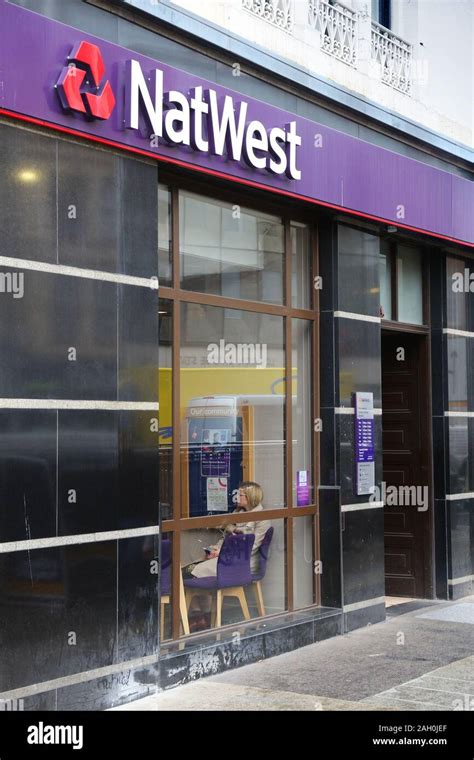 LONDON, UK - APRIL 22, 2016: NatWest bank branch in London. National ...