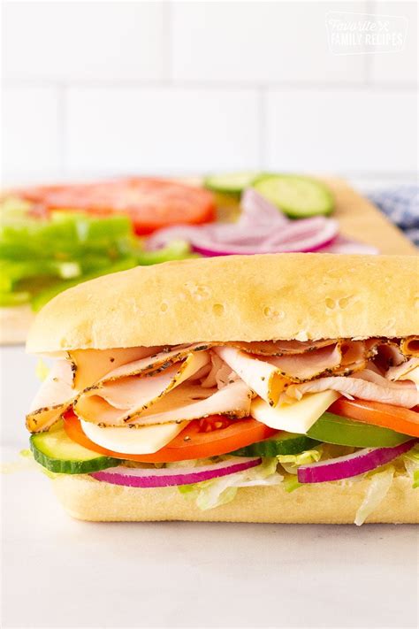 Subway Sandwich Recipes Pdf | Dandk Organizer