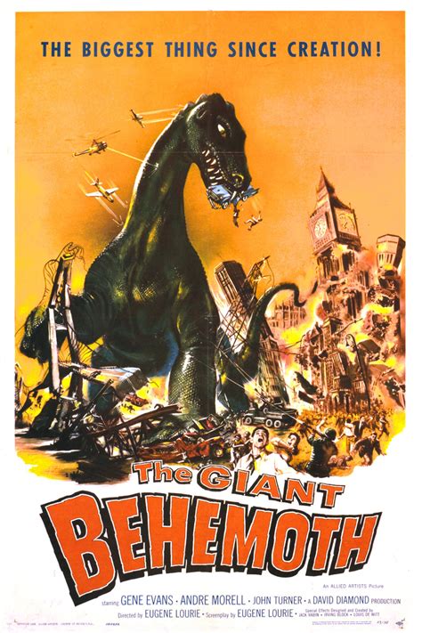 Behemoth The Sea Monster (1959)/The Giant Behemoth (1959) - Kaiju Battle