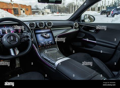 MOSCOW, RUSSIA - FEBRUARY 02, 2022. Mercedes-Benz C-Class 200 (W206 ...