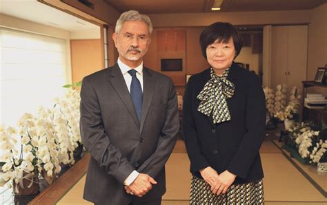 EAM Dr S Jaishankar meets wife of former PM of Japan late Shinzo Abe.