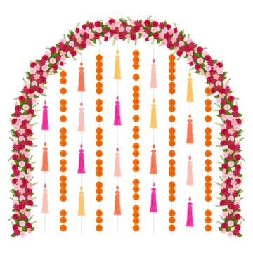 Marigold Floral Backdrop For Weddings Flowers Background Haldi Mehndi ...