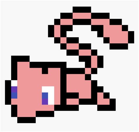 Pokemon Mew Pixel Art, HD Png Download , Transparent Png Image - PNGitem