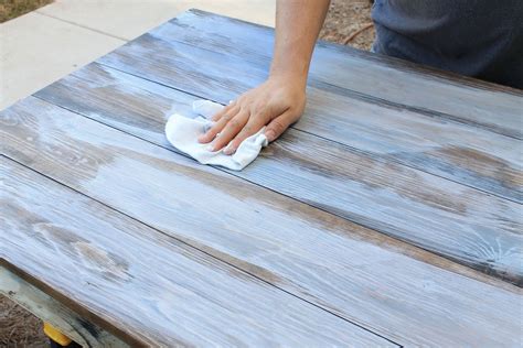 How to Create a Weathered Wood Gray Finish - Angela Marie Made ...
