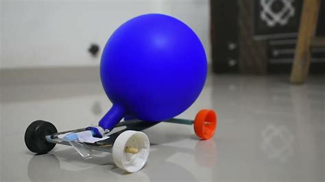 How To Make Fastest Balloon Powered Car For Kids - Balloon Powered Car - YouTube