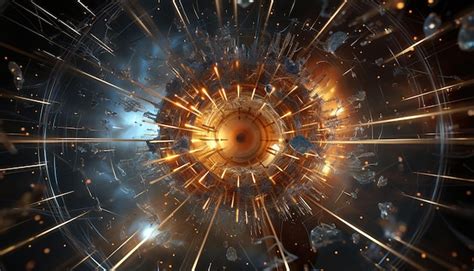 Premium AI Image | god particle cern testing