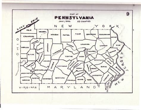 Civil War Blog » Historical County Maps of Pennsylvania