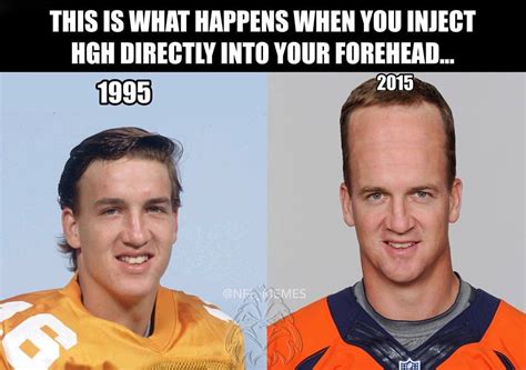 Peyton Manning HGH forehead needs farking | TigerDroppings.com