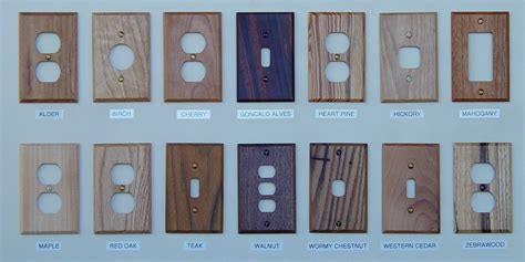 We sell wood switch plates, wood wall plates and log wood wall plates - WoodWallPlates.com ...