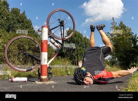 Bike accident funny hi-res stock photography and images - Alamy