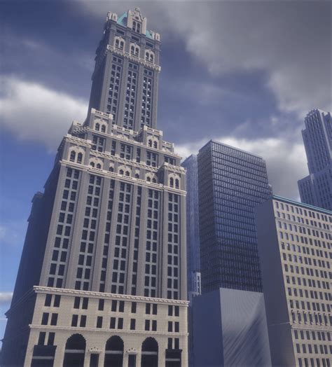 Another New York style skyscraper I built. : Minecraft