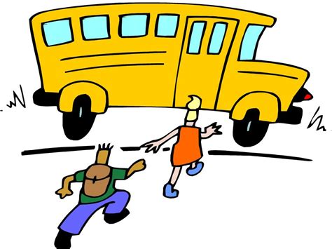 Catch The Bus Clipart Images