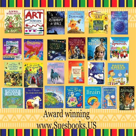 Check out the award winning books. More available. http://Suesbooks.US ...