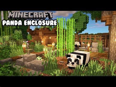 Minecraft: Panda Enclosure [PANDA CUTE!!!] | Minecraft houses ...