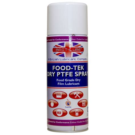 Dry PTFE Spray | Food Grade Non-Stick Lubricant