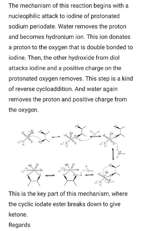 Mechanism of formation of Ketone from vicinal diol - Chemistry - Aldehydes Ketones and ...