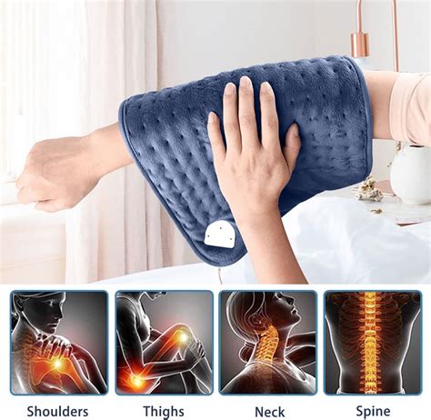 Therapeutic Electric Heat Pad for Back and Cramps Pain Relief 30*60cm 6 Heat Set | eBay