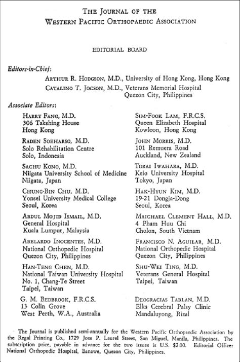 First Editorial Board members of JOWPOA. | Download Scientific Diagram