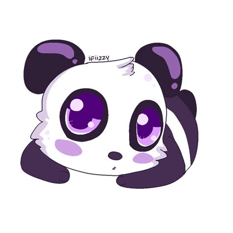 Purple panda | PURPLE + PANDAS | Pinterest