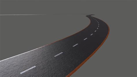 Asphalt Road - 3D Model by ERTAN ZORLU