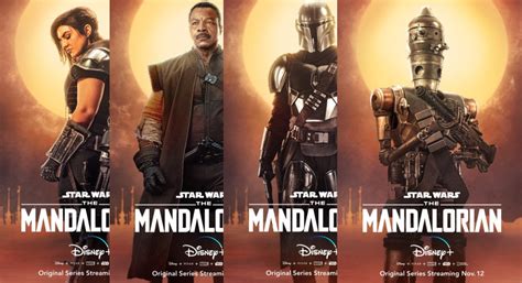 The Mandalorian character posters arrive - Fantha Tracks | Daily Star ...