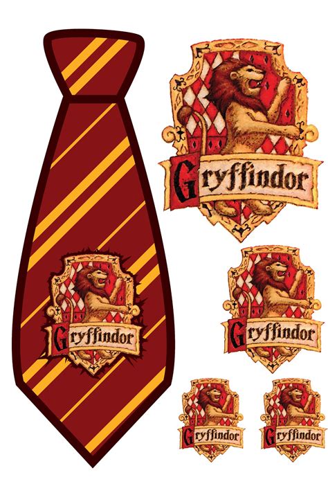 eLemonade: Harry Potter Gryffindor Tie print out