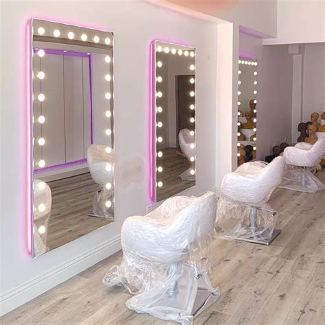 Beauty Salon Mirror with lights in Los Angeles | Beauty room design, Salon interior design ...