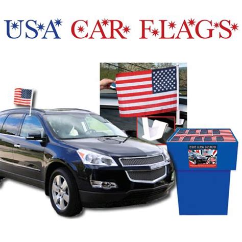 USA CAR FLAGS 100 PER DISPLAY, #114-DB-27175