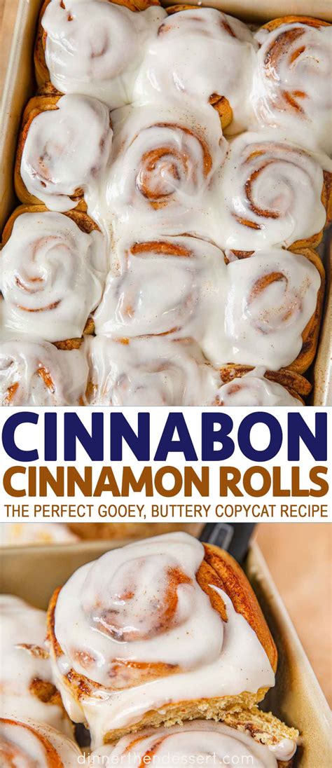 Copycat Cinnabon Cinnamon Rolls are the perfect sweet treat, baked fresh at home! | #cop ...