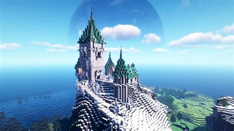 Timelapse // Icy Castle + Schematic / 1.17.1 Minecraft Map