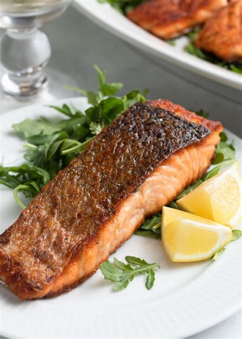 Pan Seared Salmon Fillets - Striped Spatula