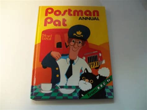 1987 & POSTMAN Pat Annual " book Jess cat Mrs Goggins BBC TV children Royal Mail £9.99 - PicClick UK