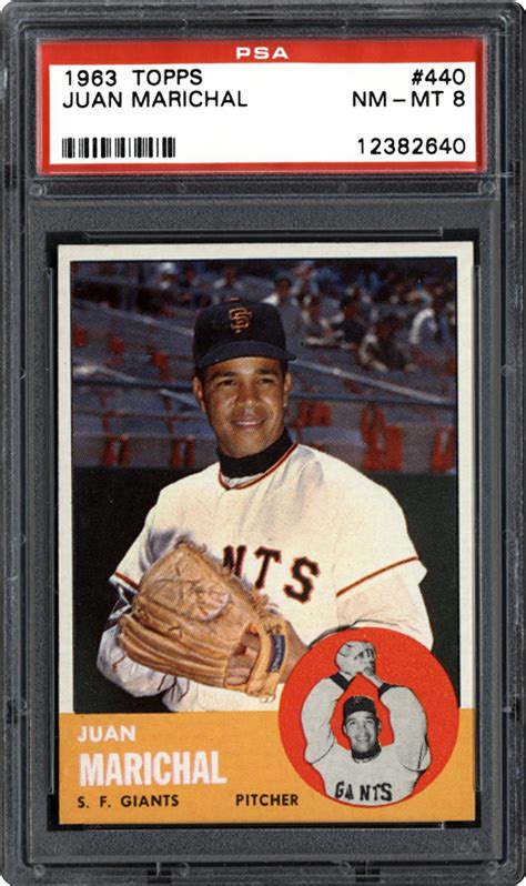 1963 Topps Juan Marichal | PSA CardFacts™