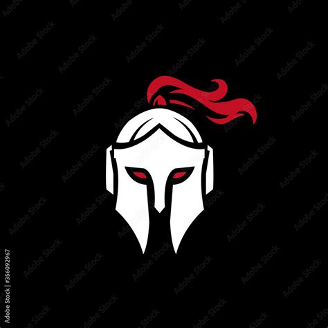 Spartan logo sparta logo spartan helmet logo vector, obrazy, fototapety ...